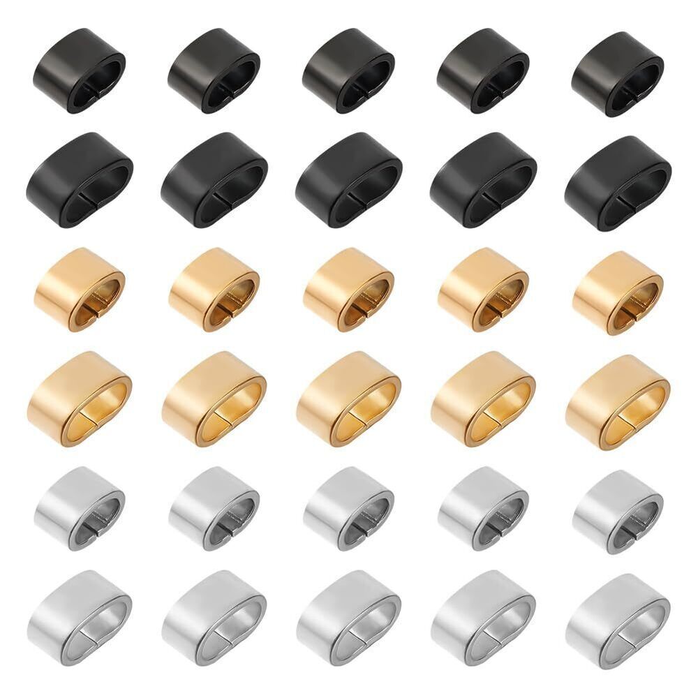 1339 48pcs 3 Colors 2 Sizes Electrophoresis Stainless Steel Rectangle Slide